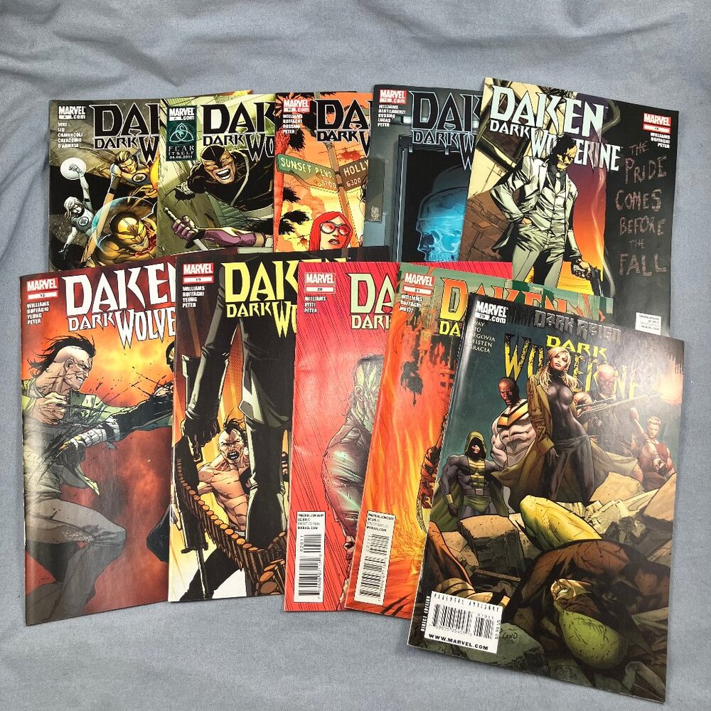 Daken Dark Wolverine Marvel Comics 2011 Lot of 10 Assorted Issues #4+